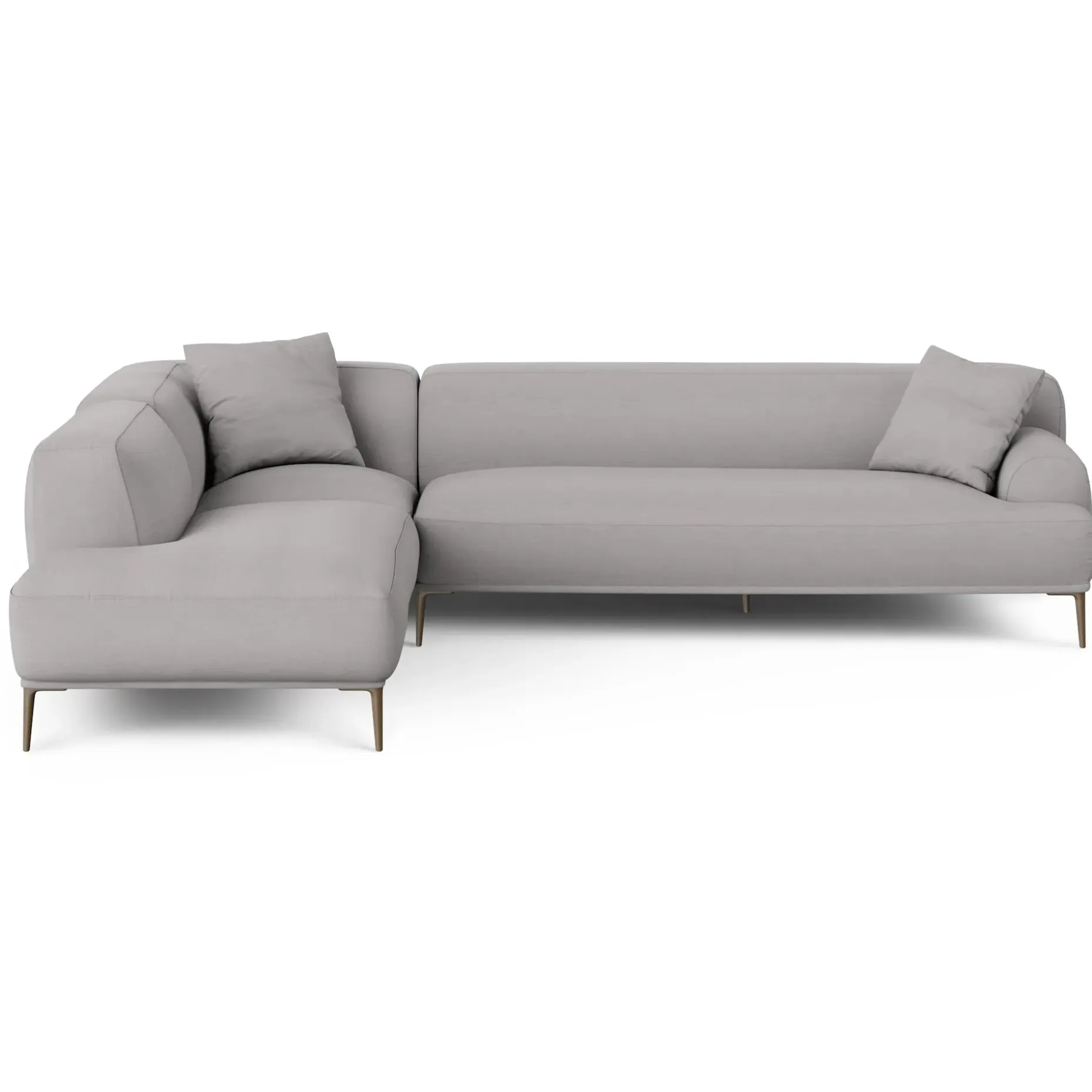 Abisko 113" Left L-Shaped Sectional - Welsh Gray