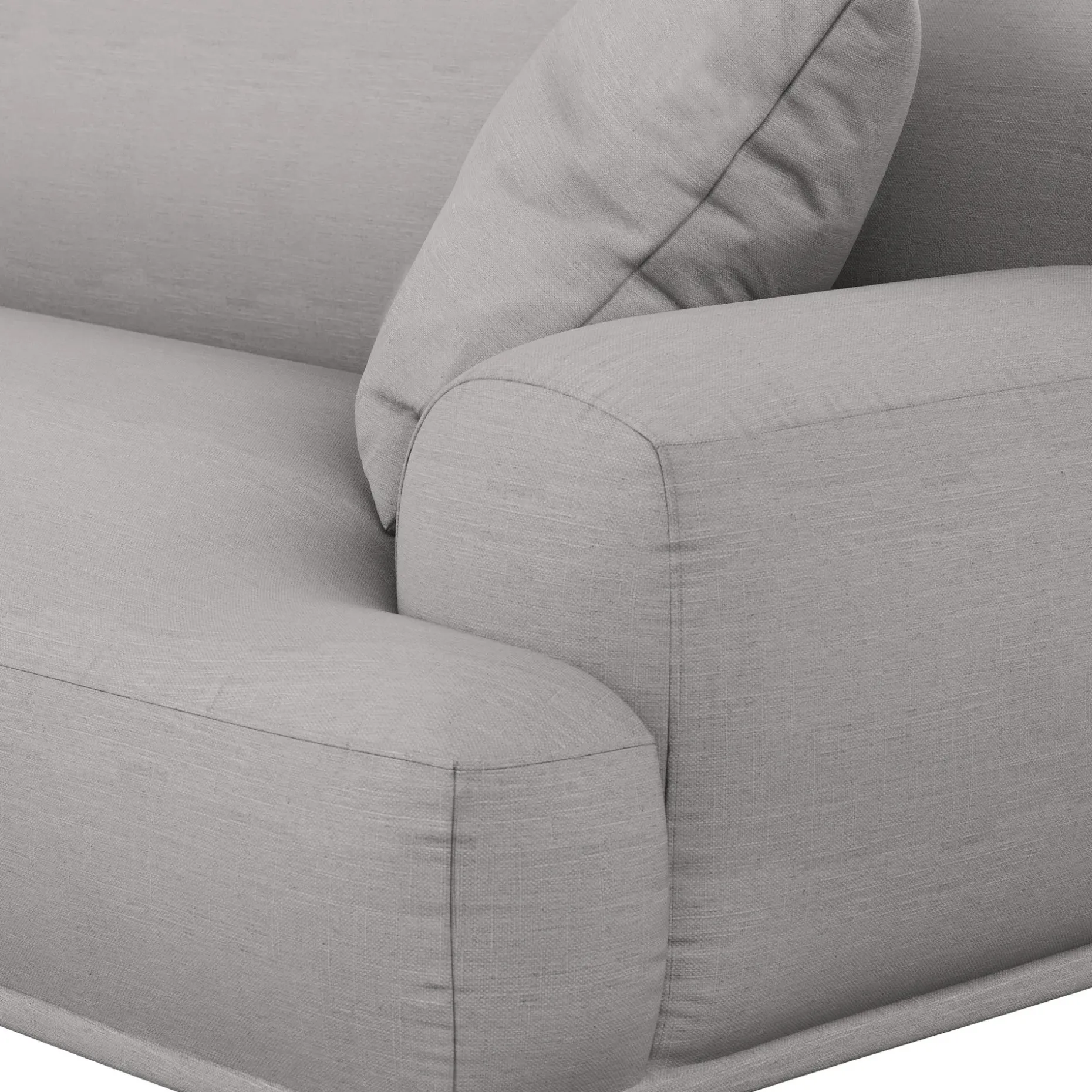 Abisko 113" Left L-Shaped Sectional - Welsh Gray