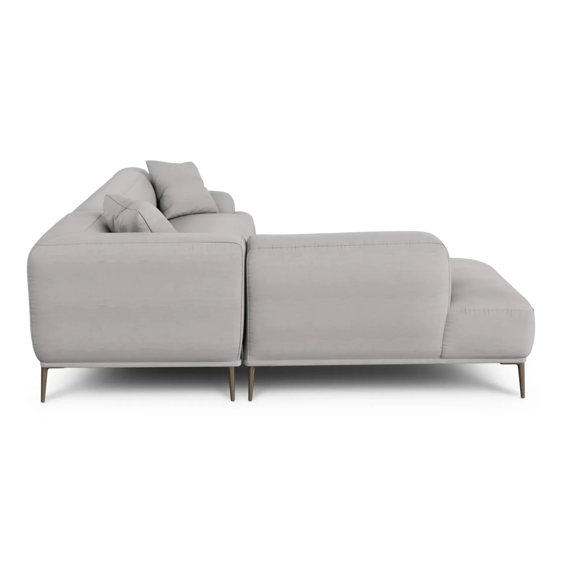 Abisko 113" Left L-Shaped Sectional - Welsh Gray