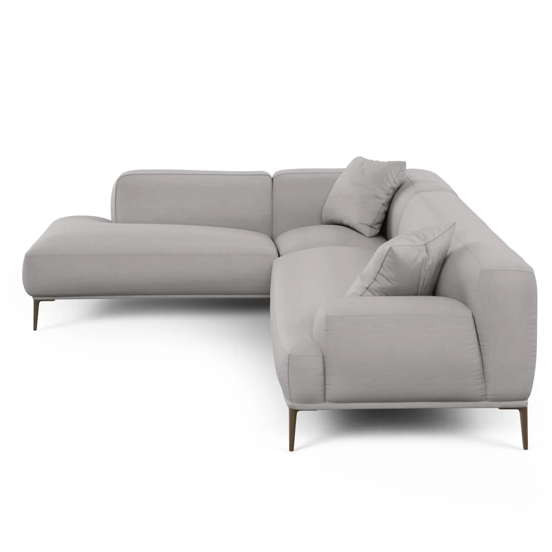Abisko 113" Left L-Shaped Sectional - Welsh Gray