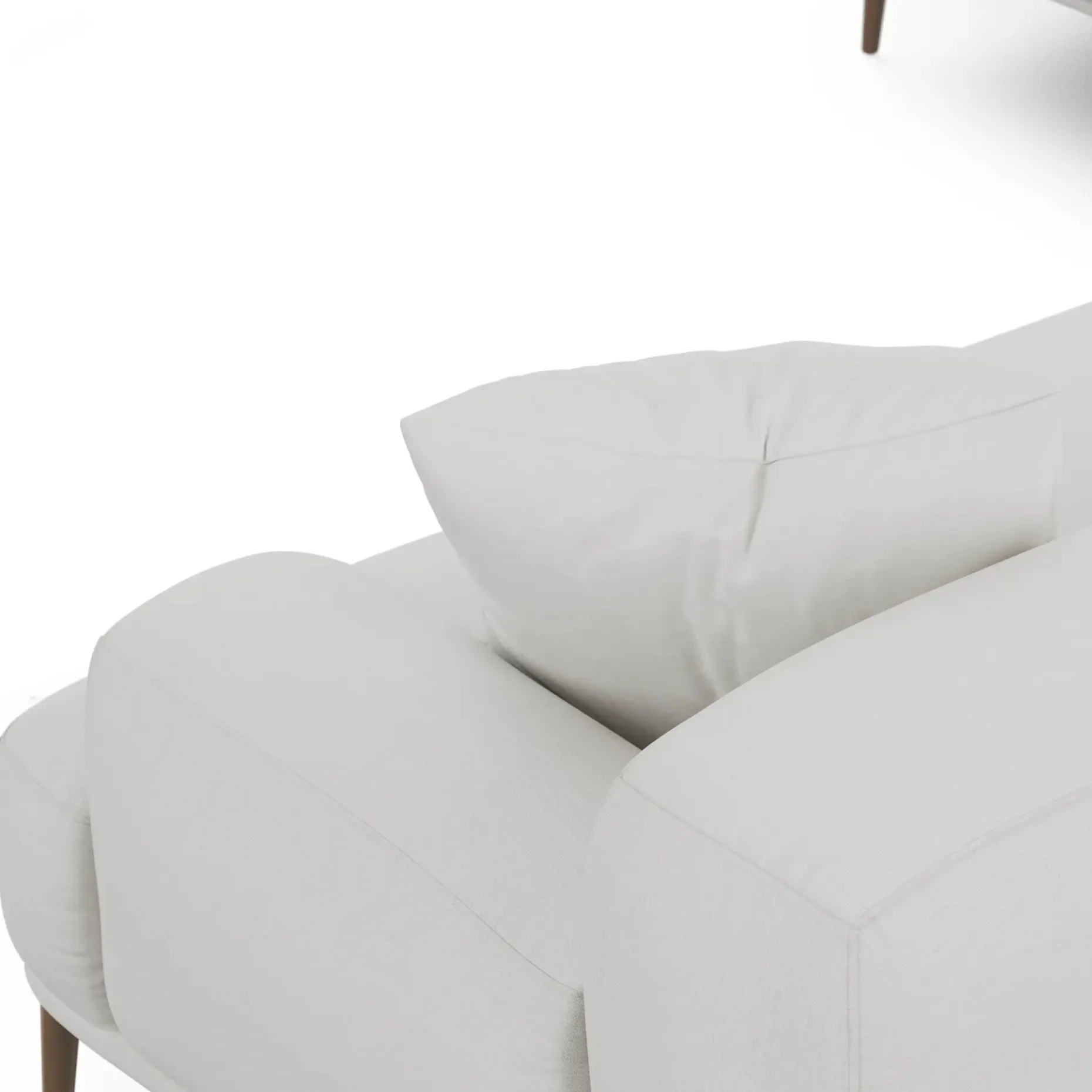 Abisko 113" Left L-Shaped Sectional - Quartz White