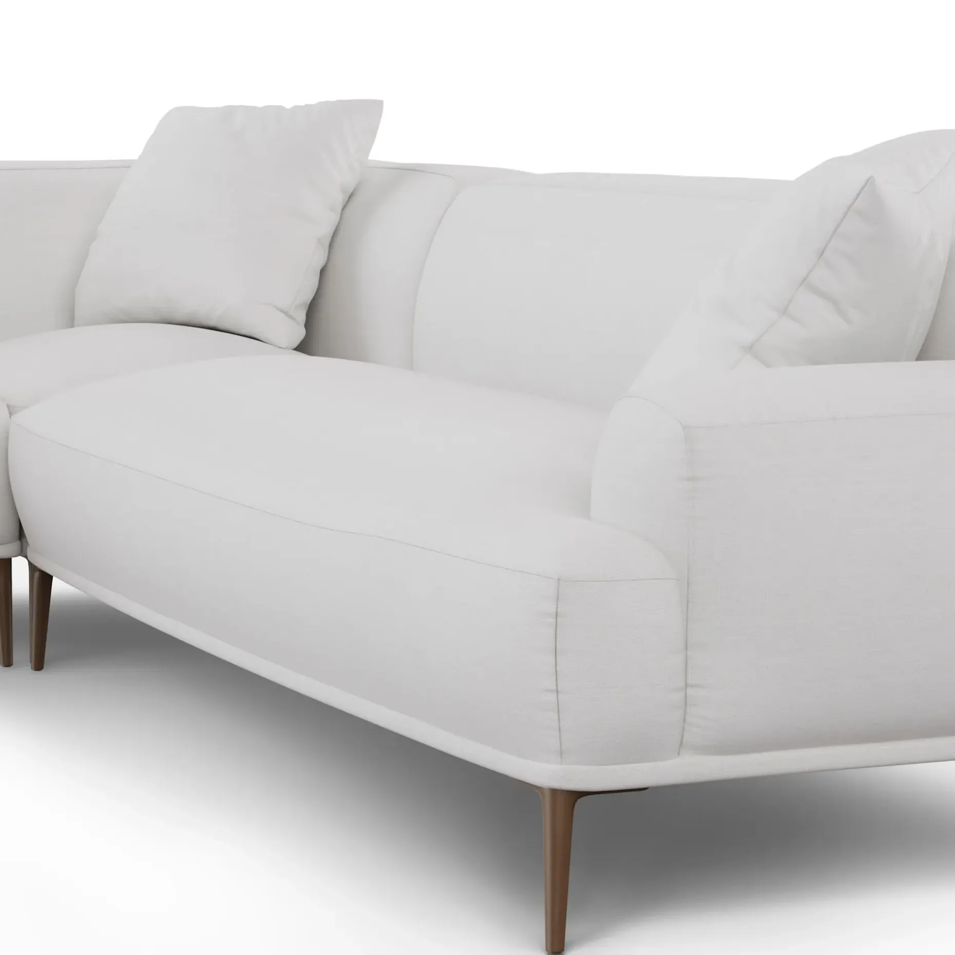 Abisko 113" Left L-Shaped Sectional - Quartz White