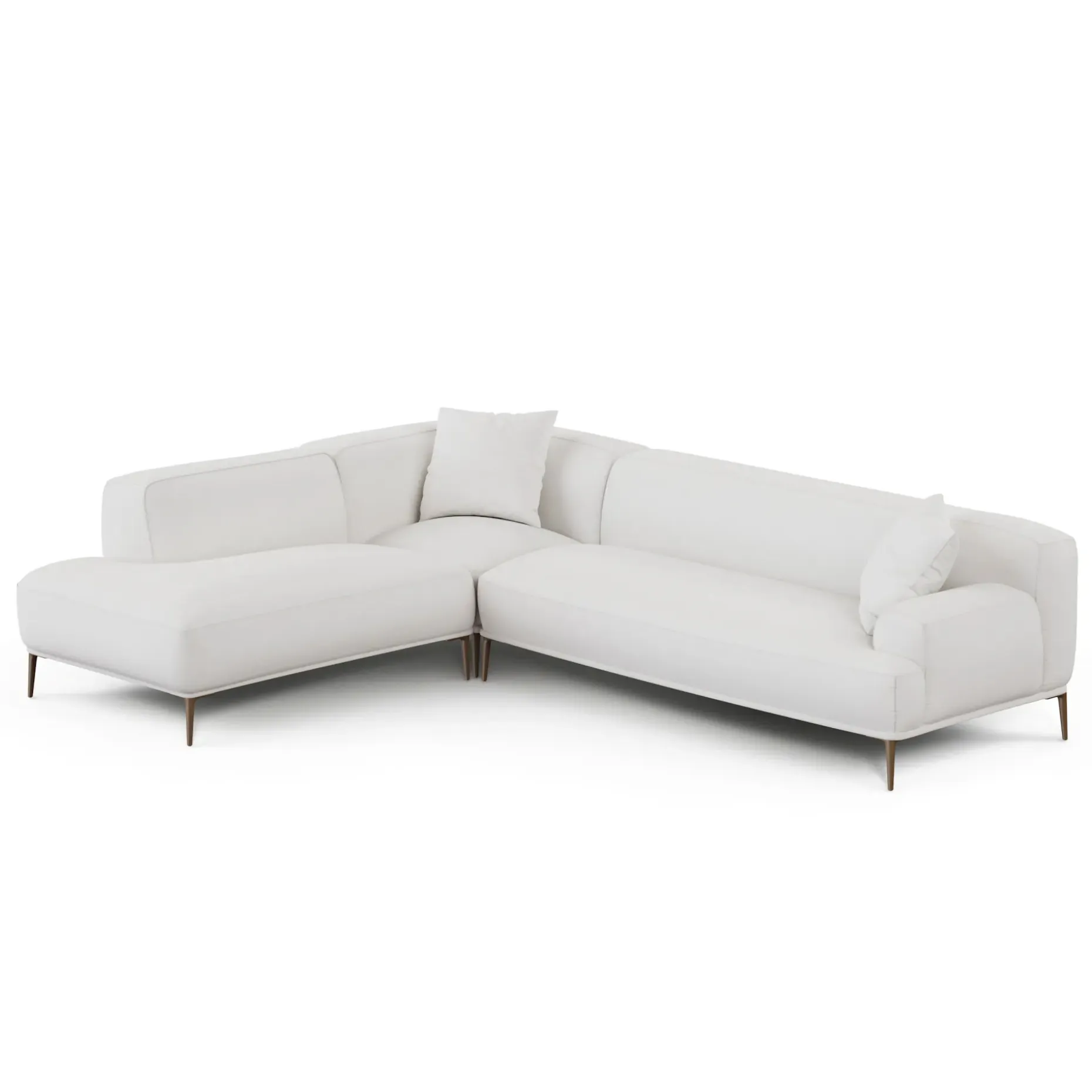 Abisko 113" Left L-Shaped Sectional - Quartz White