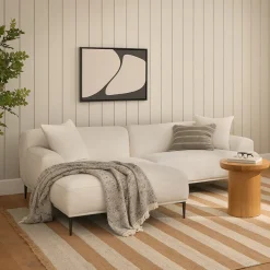 Abisko 94.5" Left Sectional - Quartz White