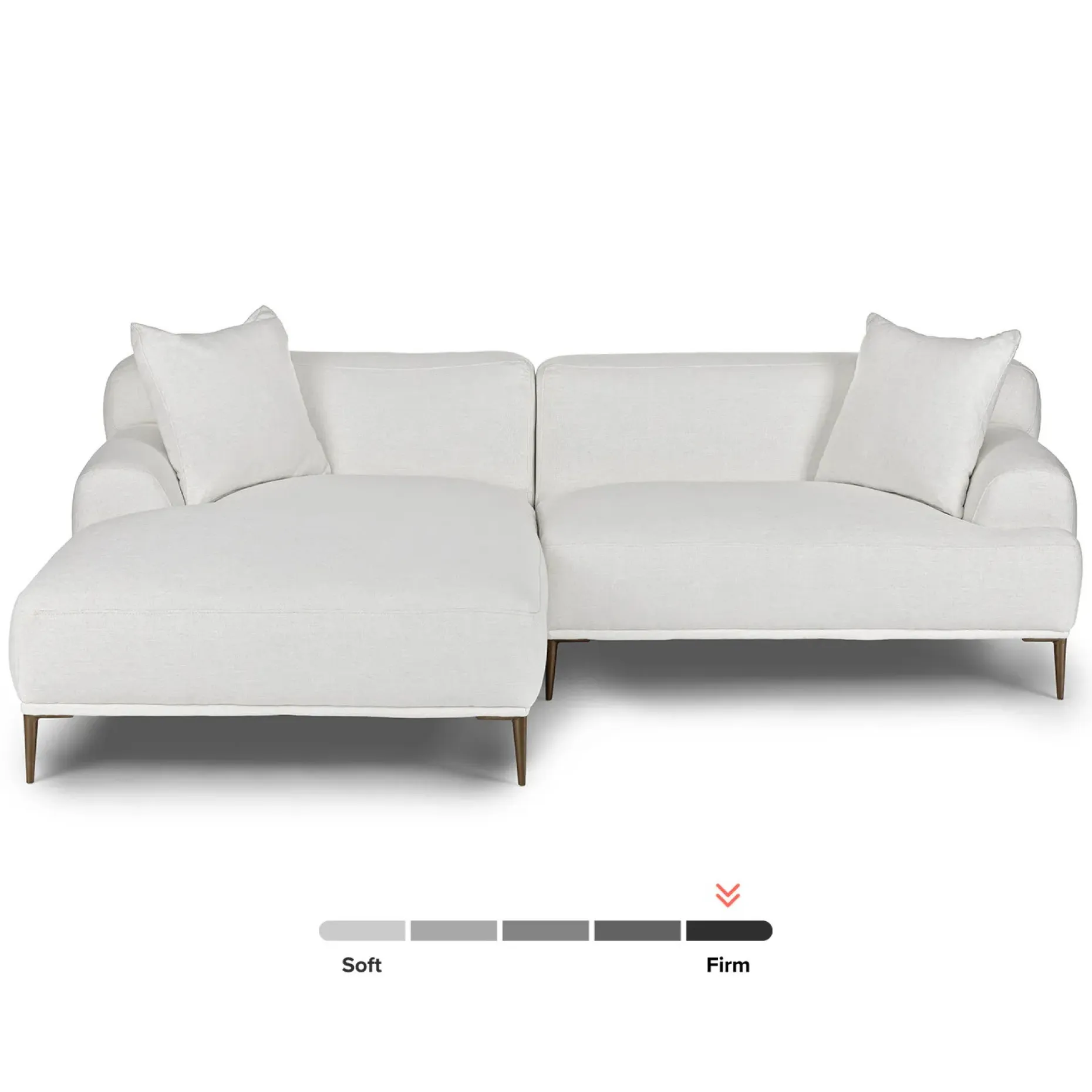 Abisko 94.5" Left Sectional - Quartz White