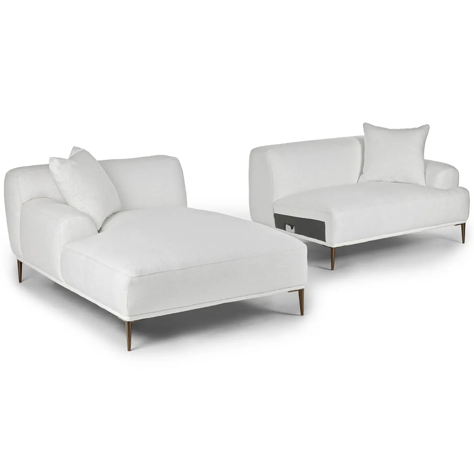 Abisko 94.5" Left Sectional - Quartz White