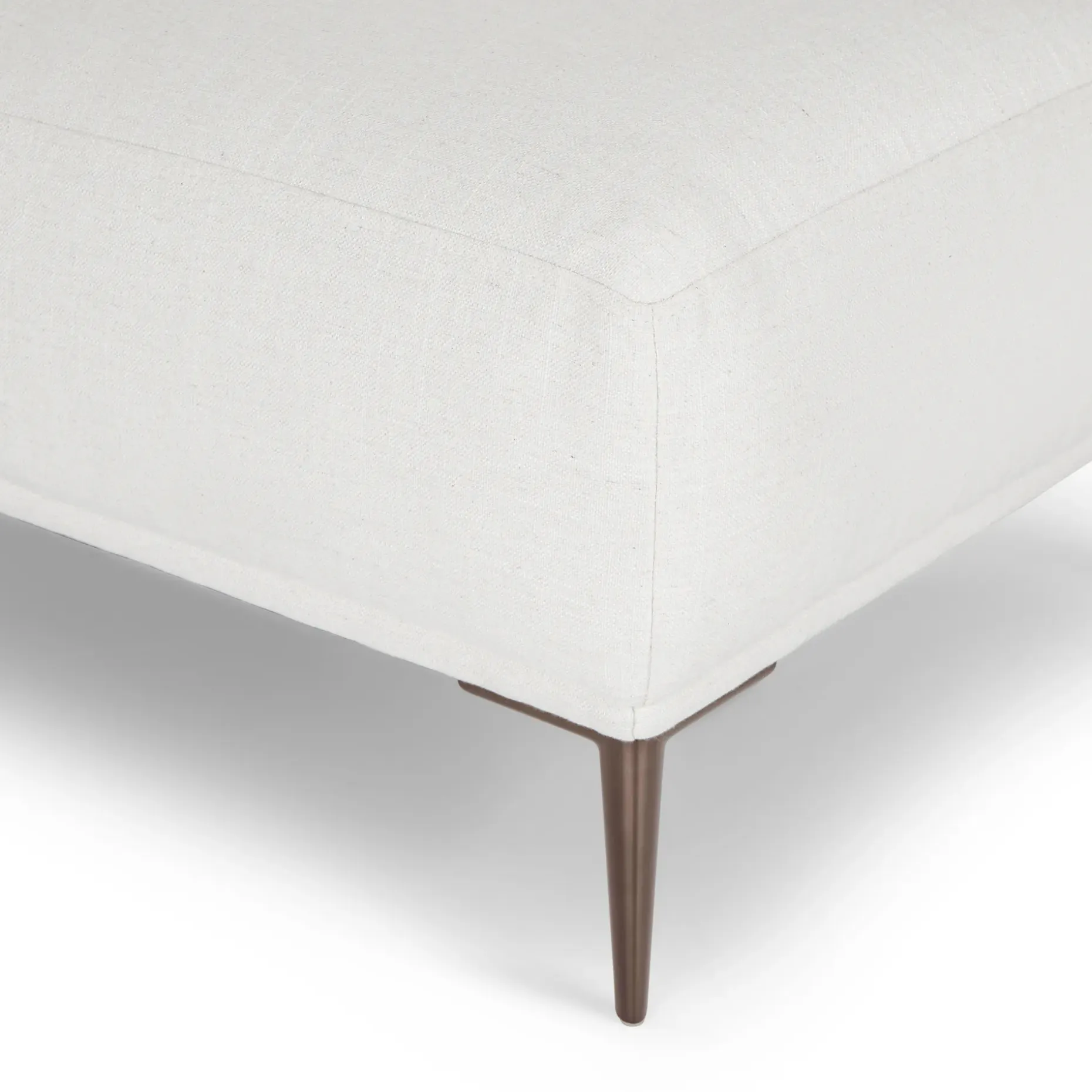 Abisko 45.5" Ottoman - Quartz White