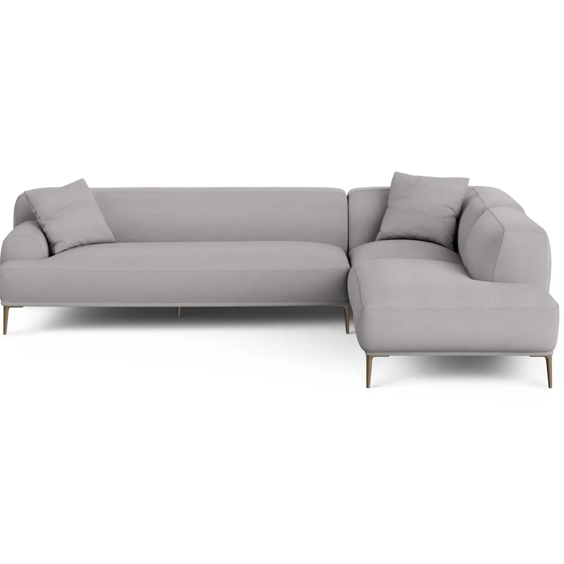 Abisko 113" Right L-Shaped Sectional - Welsh Gray