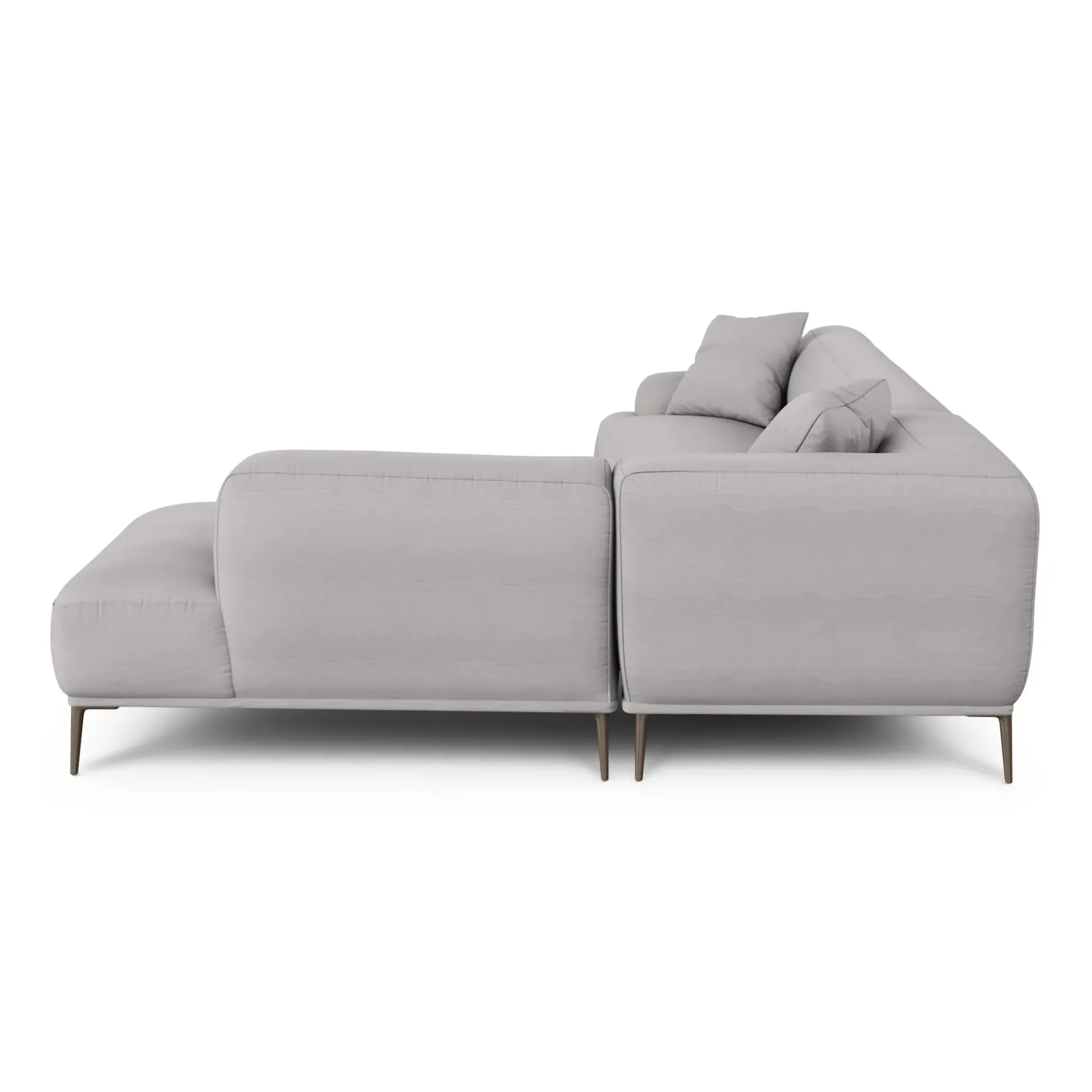 Abisko 113" Right L-Shaped Sectional - Welsh Gray