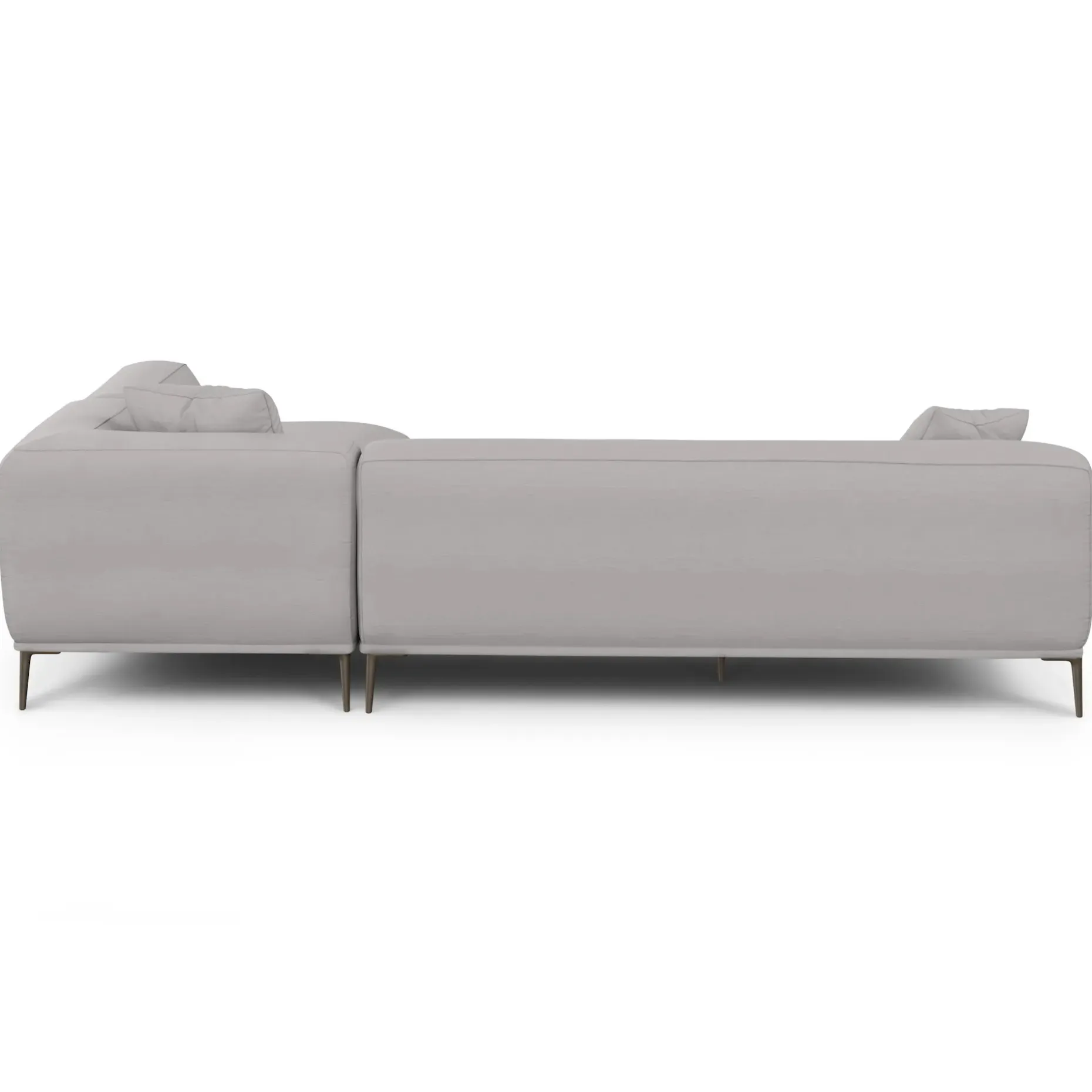Abisko 113" Right L-Shaped Sectional - Welsh Gray