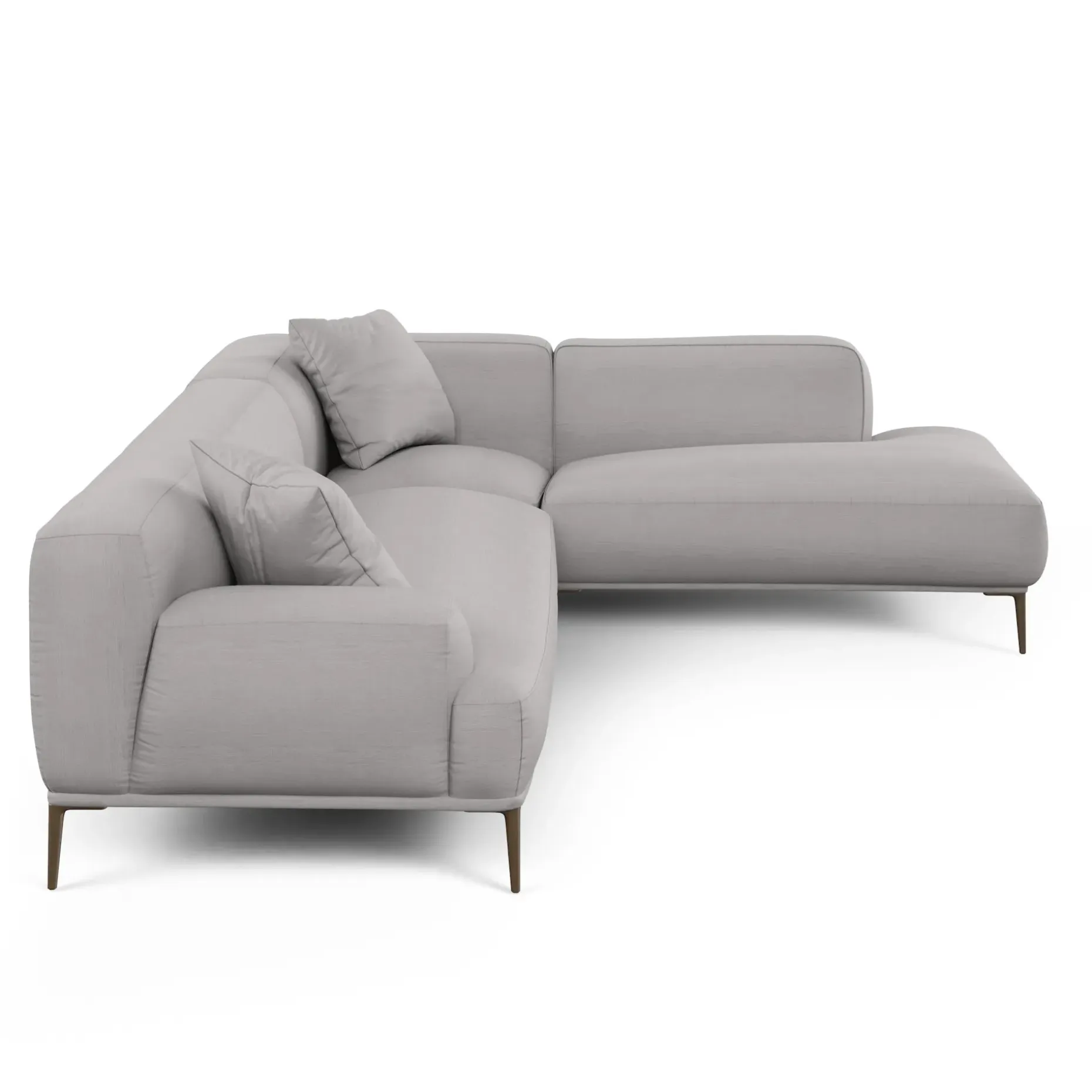 Abisko 113" Right L-Shaped Sectional - Welsh Gray