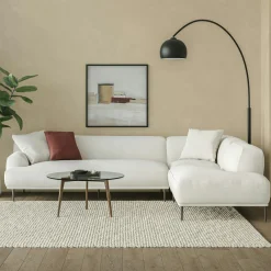 Abisko 113" Right L-Shaped Sectional - Quartz White