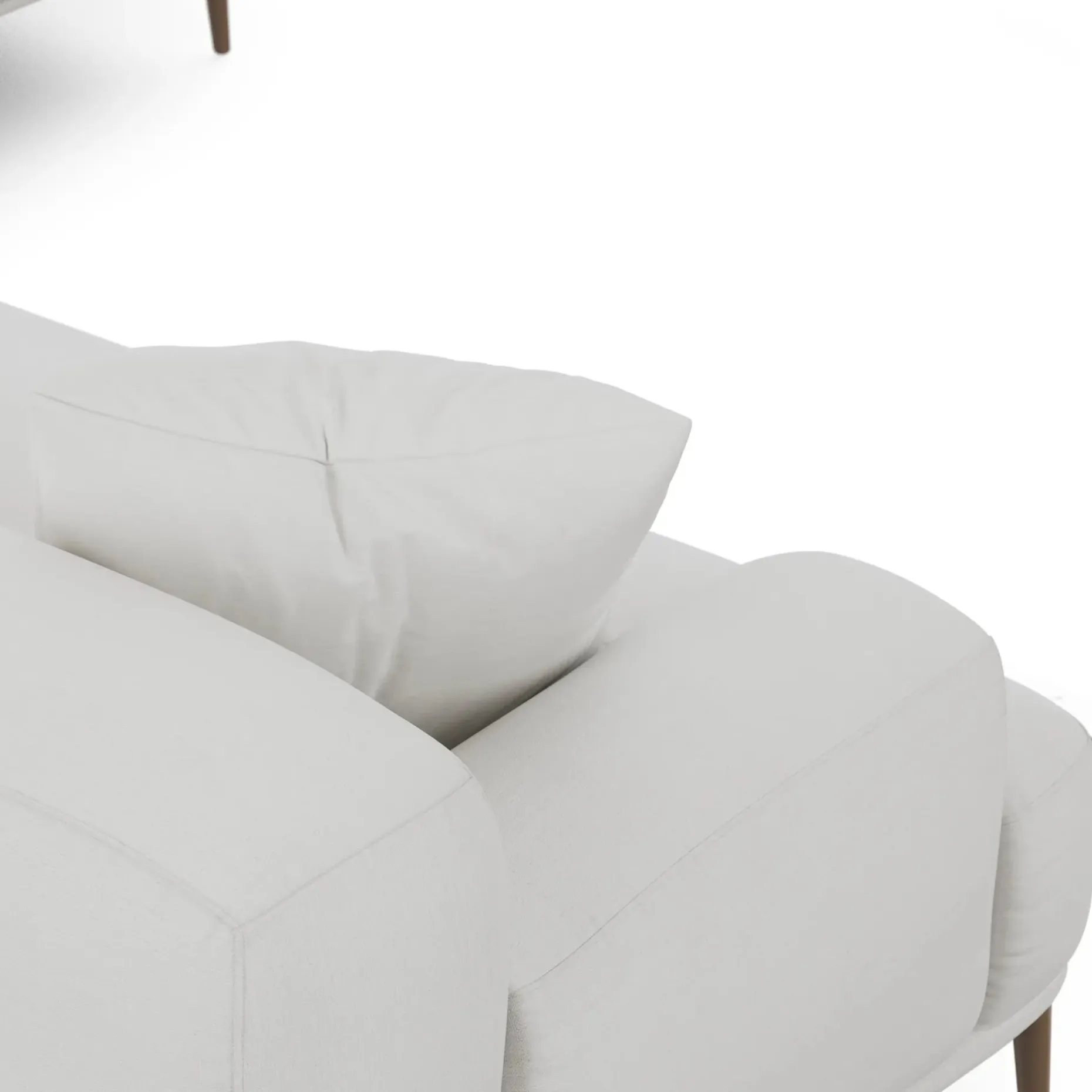 Abisko 113" Right L-Shaped Sectional - Quartz White