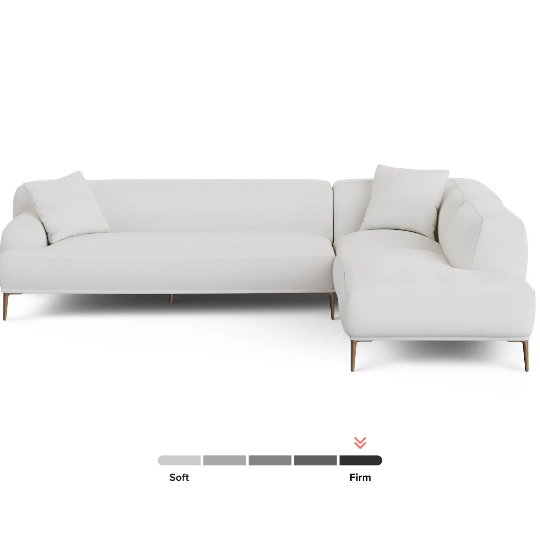 Abisko 113" Right L-Shaped Sectional - Quartz White