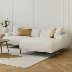 Abisko 94.5" Right Sectional - Quartz White