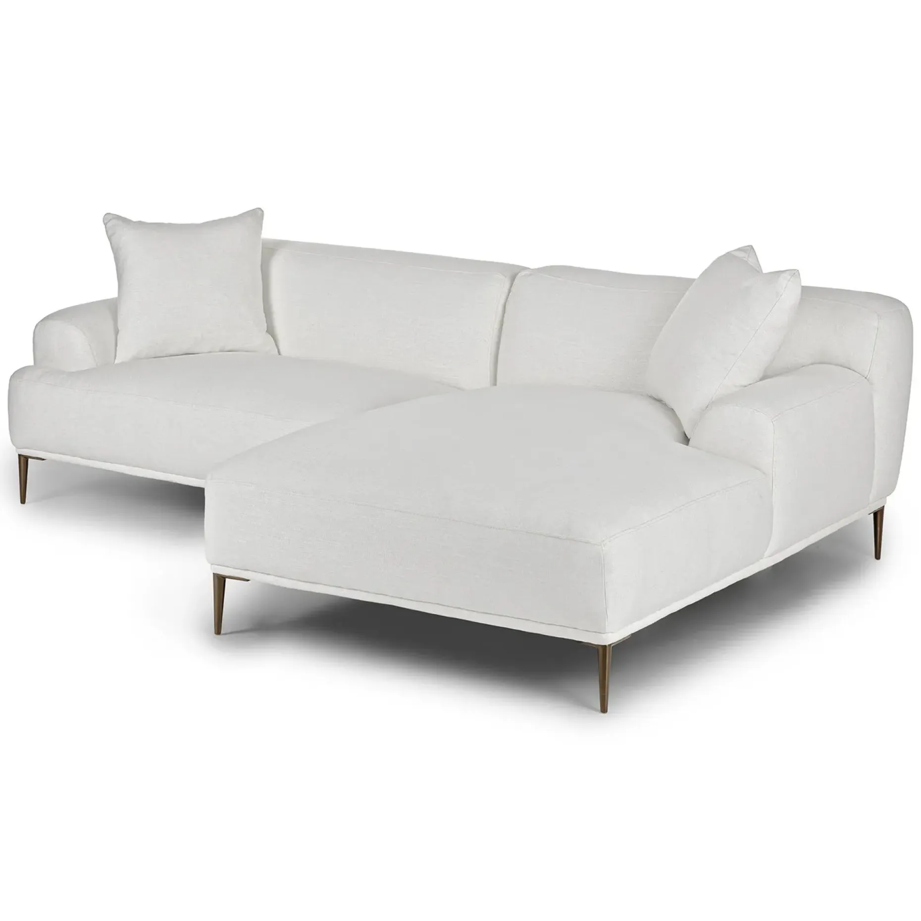 Abisko 94.5" Right Sectional - Quartz White