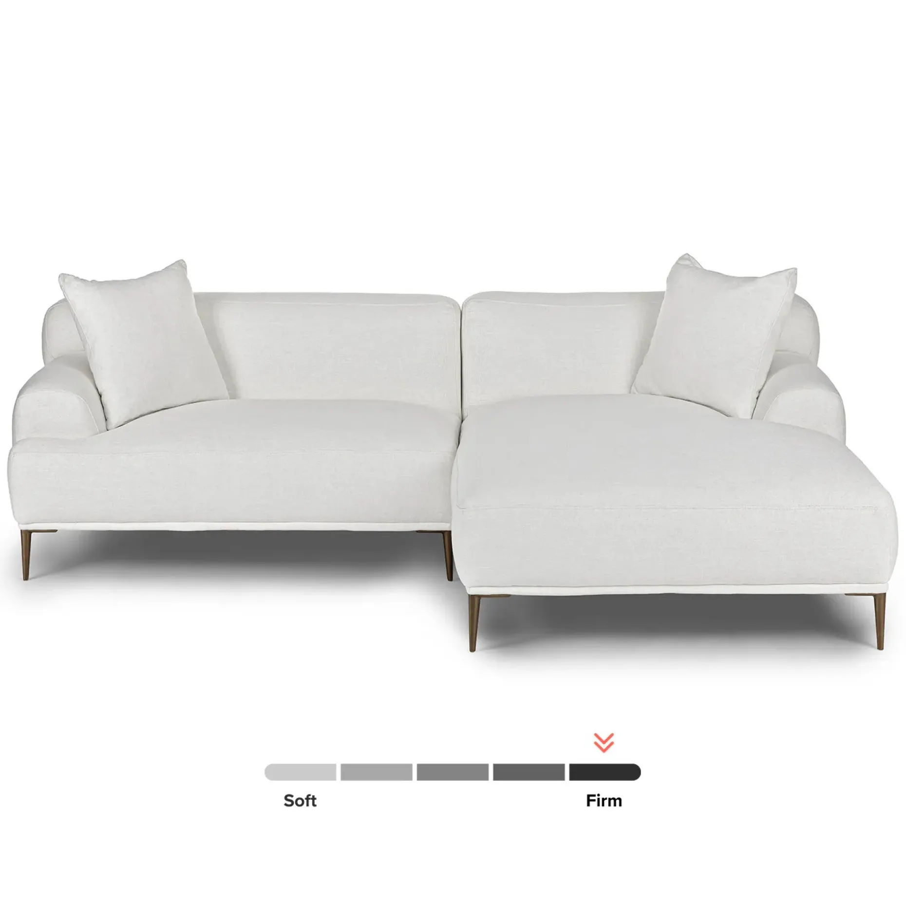 Abisko 94.5" Right Sectional - Quartz White
