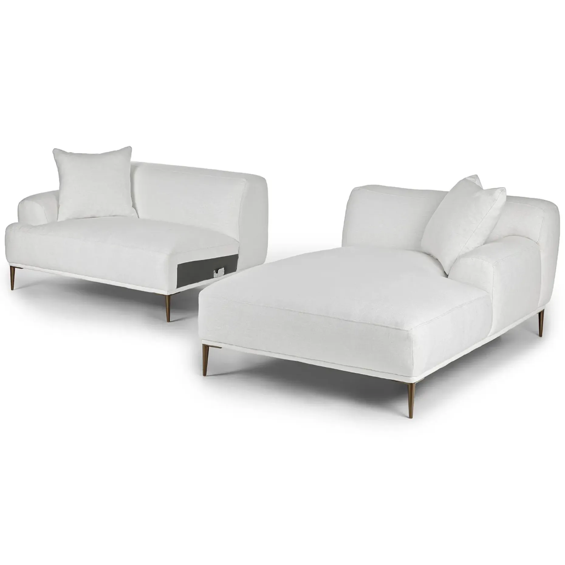 Abisko 94.5" Right Sectional - Quartz White