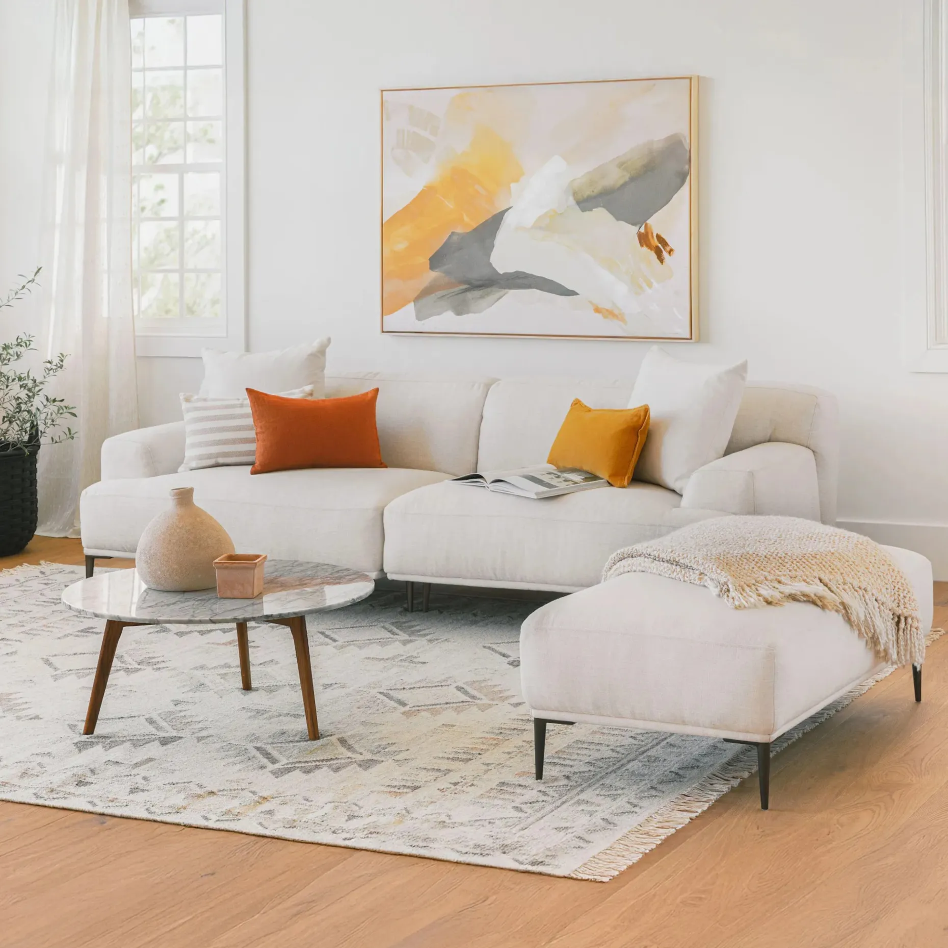 Abisko 91" Sofa - Welsh Gray