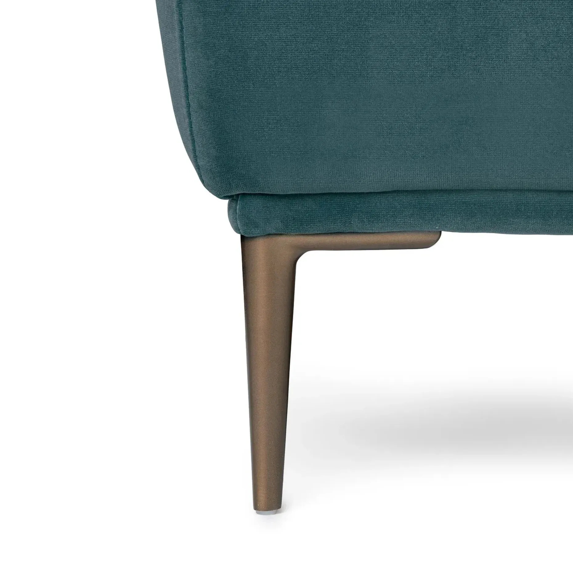 Abisko 42.5" Velvet Lounge Chair - Plush Pacific Blue
