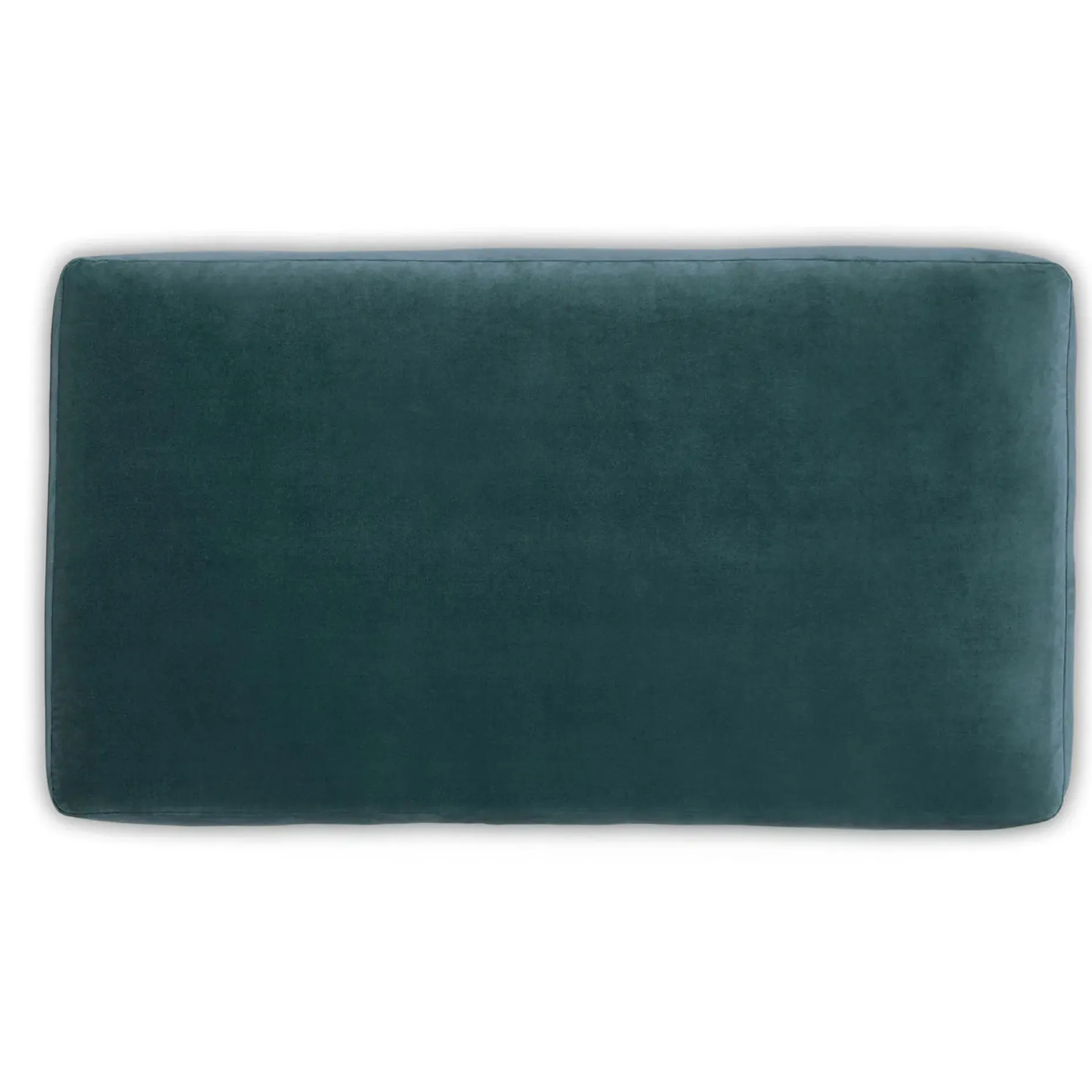 Abisko 45.5" Velvet Ottoman - Plush Pacific Blue