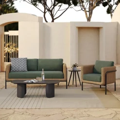 Aby 33" Outdoor Lounge Chair - Dravite Green