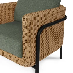 Aby 33" Outdoor Lounge Chair Set - Dravite Green