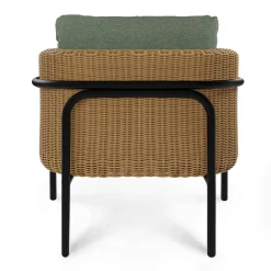 Aby 69.5" Outdoor Loveseat Set - Dravite Green