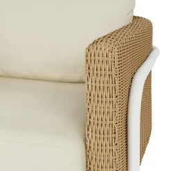 Aby 69.5" Outdoor Loveseat Set - Dravite Ivory