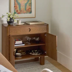 Adel 38.5" Cabinet - Smoked Oak