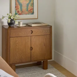 Adel 38.5" Cabinet - Smoked Oak