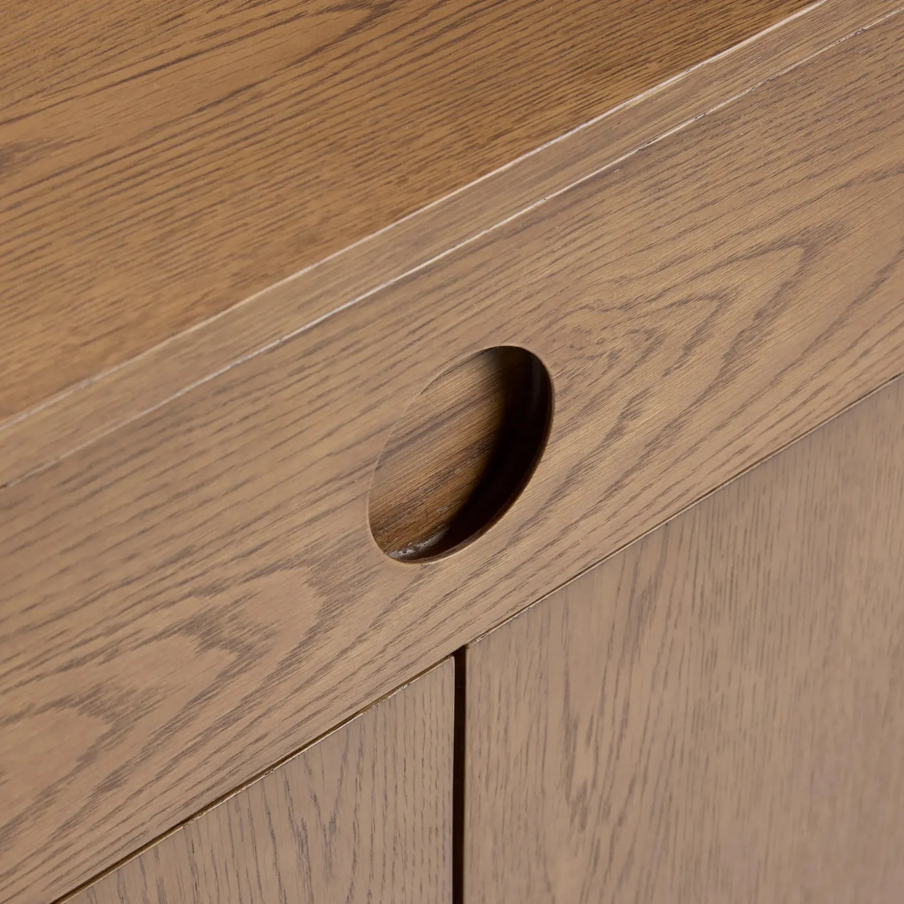 Adel 38.5" Cabinet - Smoked Oak