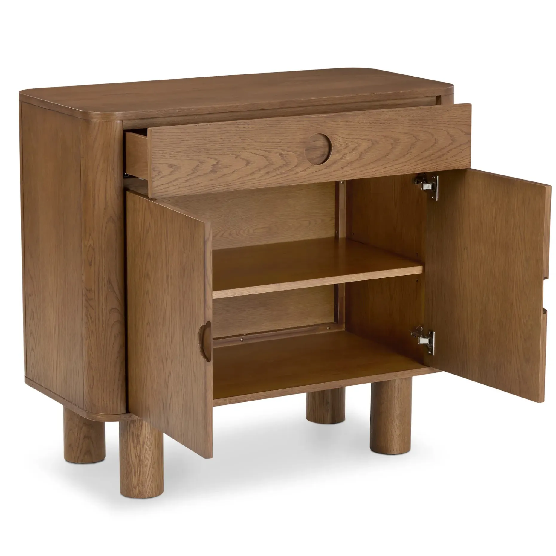 Adel 38.5" Cabinet - Smoked Oak