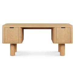 Adel 66.5" Desk - White Oak