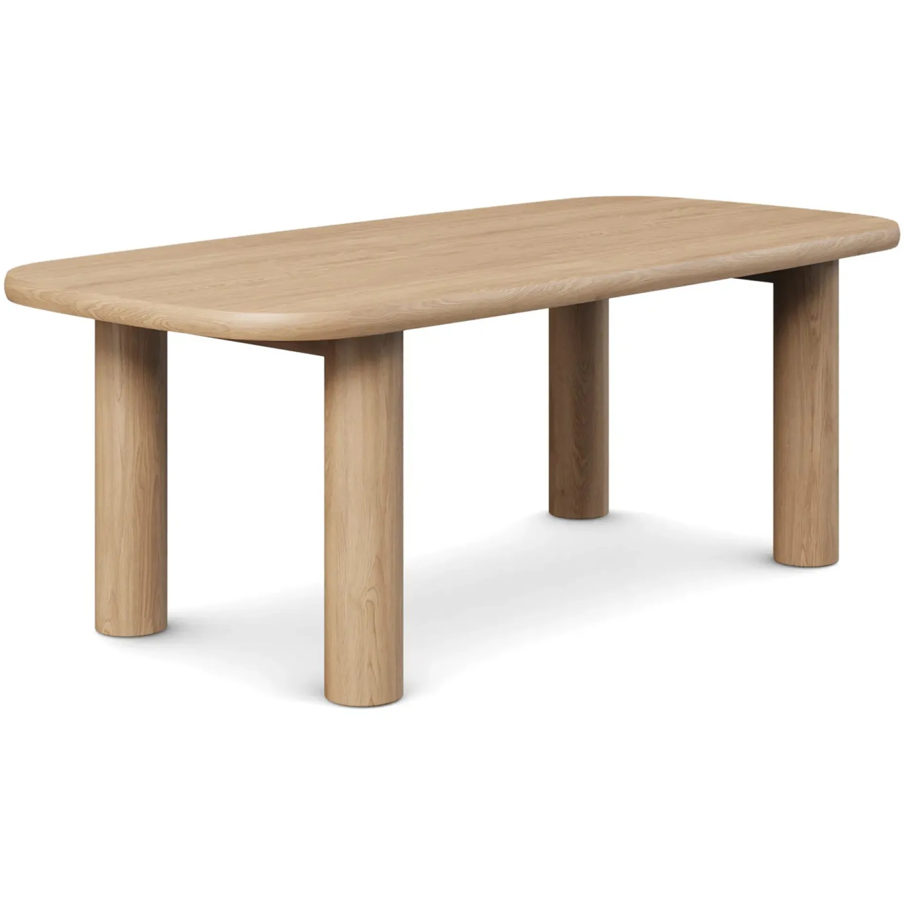 Adel 82.5" Dining Table - White Oak
