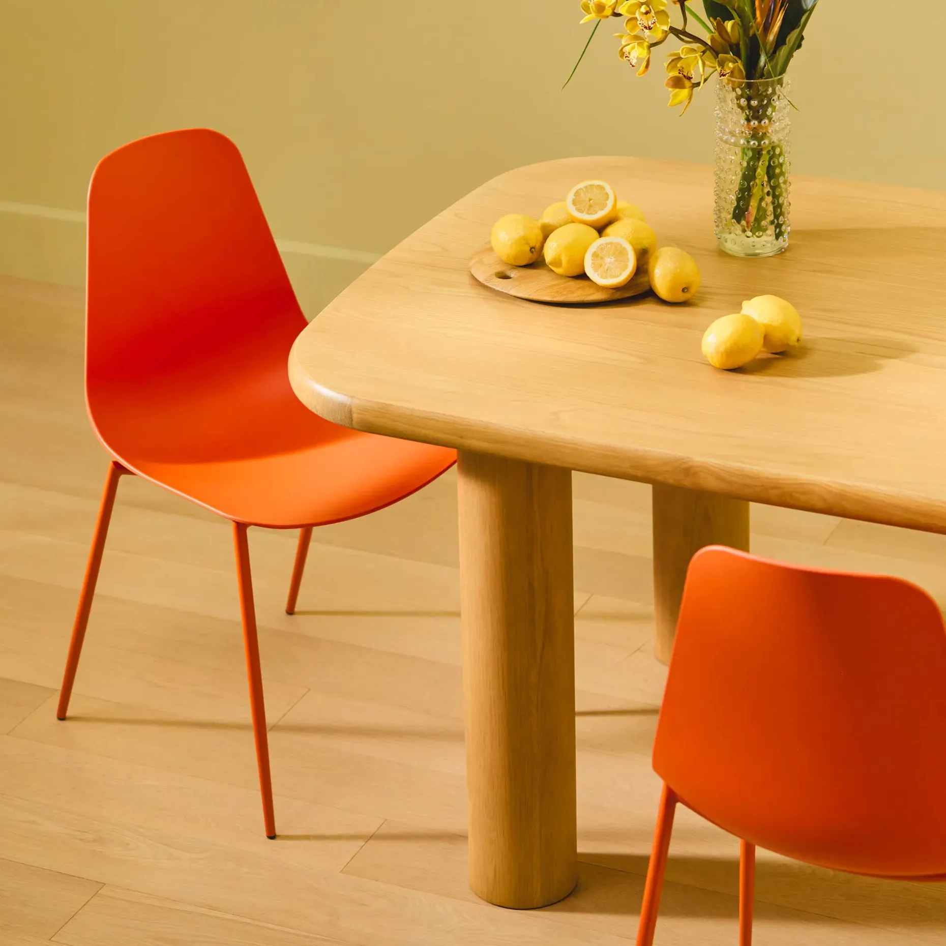 Adel 82.5" Dining Table - White Oak