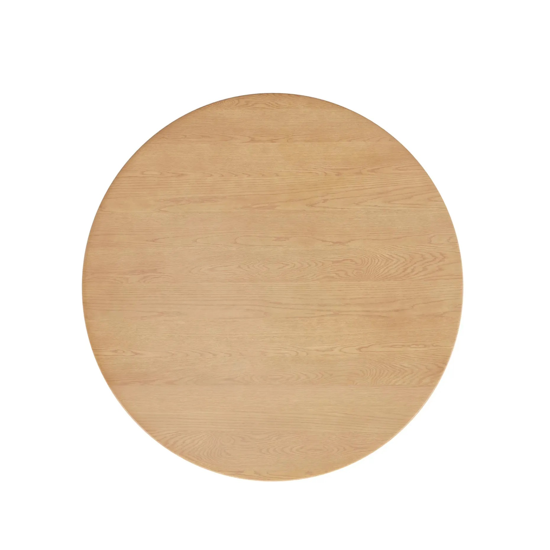 Adel 42" Round Coffee Table - White Oak