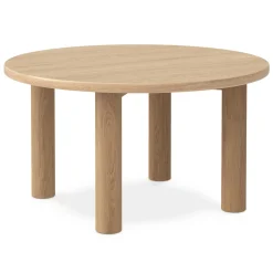 Adel 55.5" Round Dining Table - White Oak