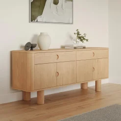 Adel 71" Sideboard - White Oak