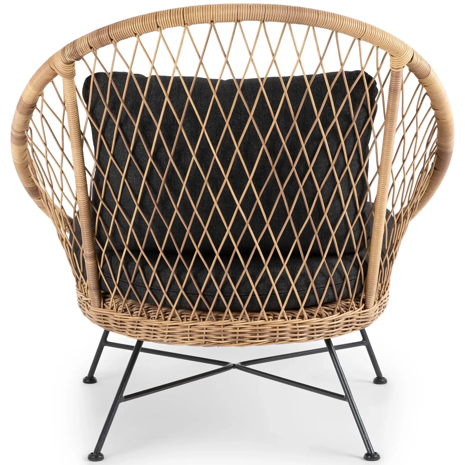 Aeri 37" Outdoor Lounge Chair - Slate Gray