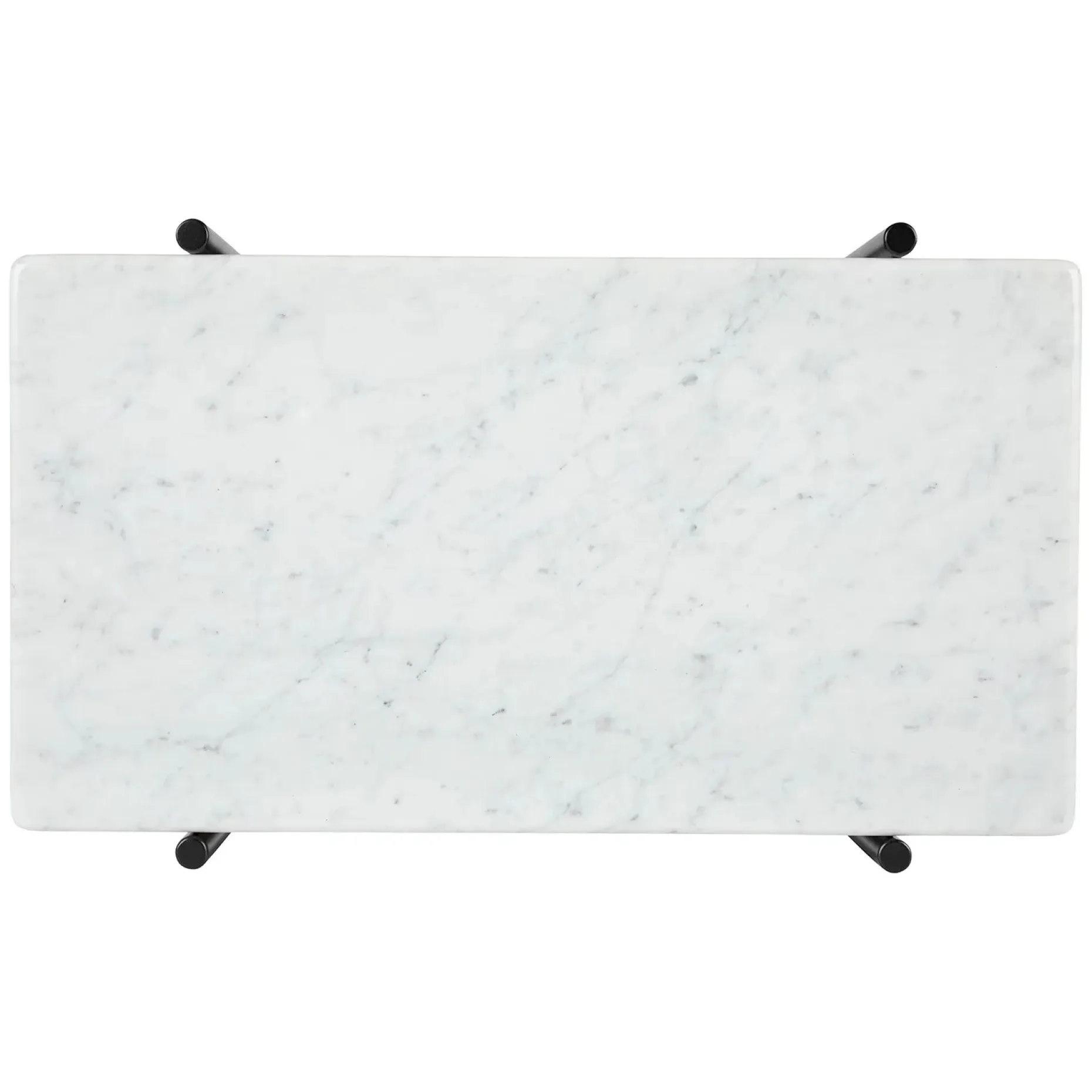 Agotu Marble Side Table - Walnut