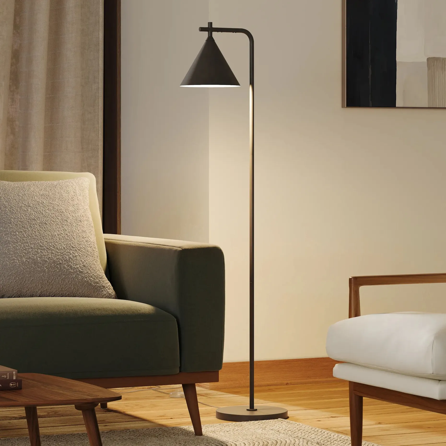Aino Floor Lamp - Cinder