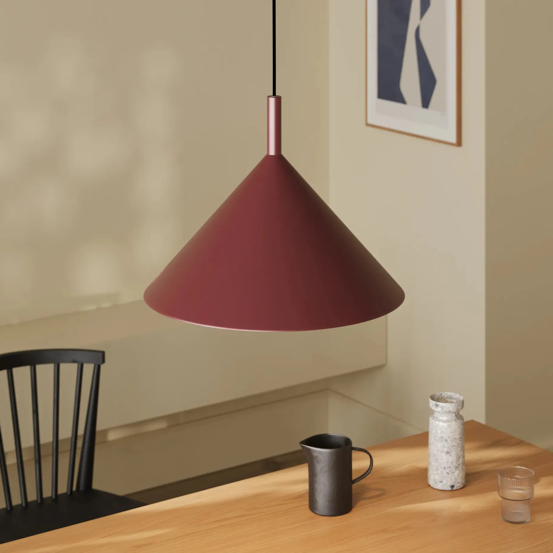 Aino Pendant Lamp - Oxblood