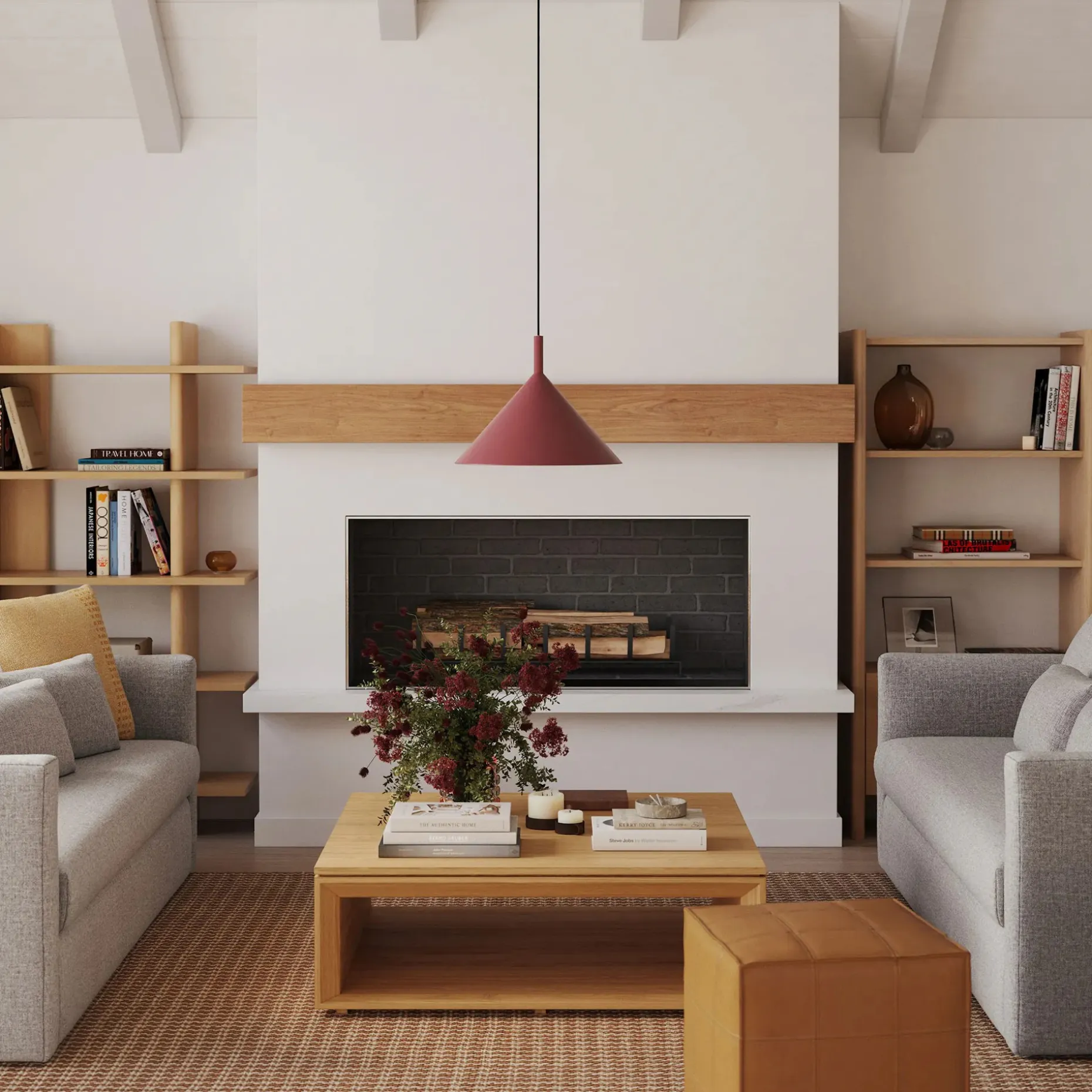 Aino Pendant Lamp - Oxblood