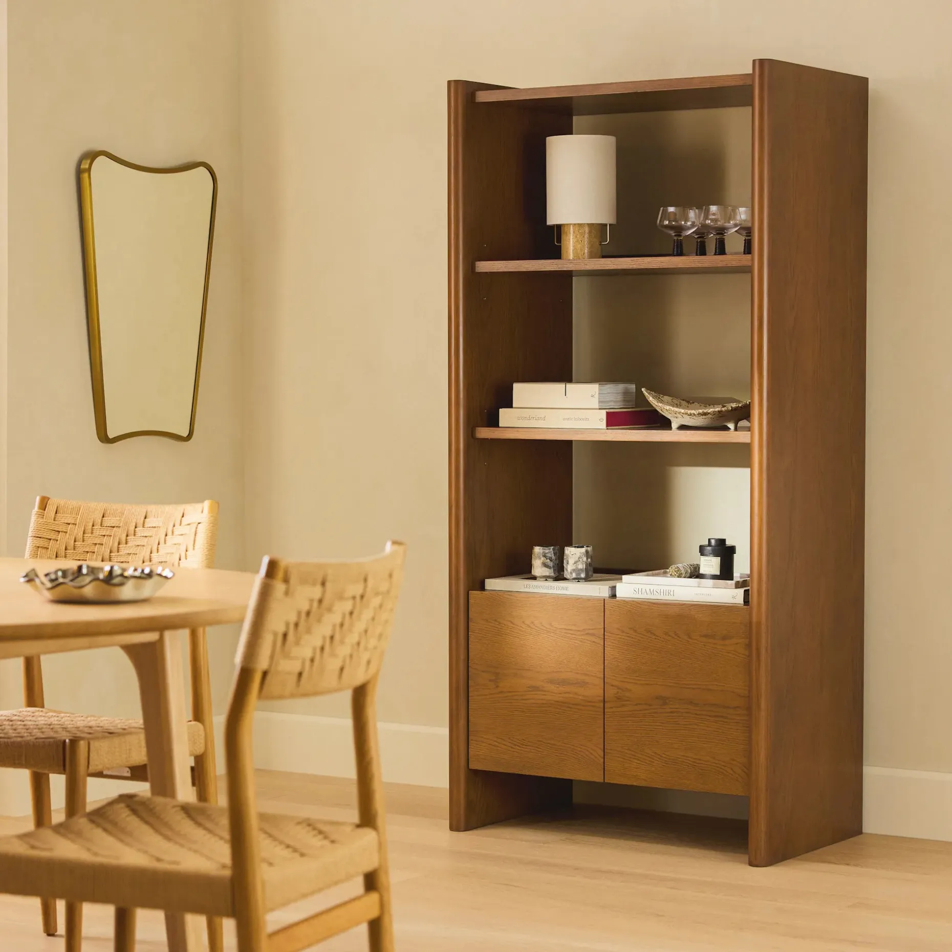 Alice Wall Mirror - Brass
