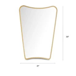 Alice Wall Mirror - Brass