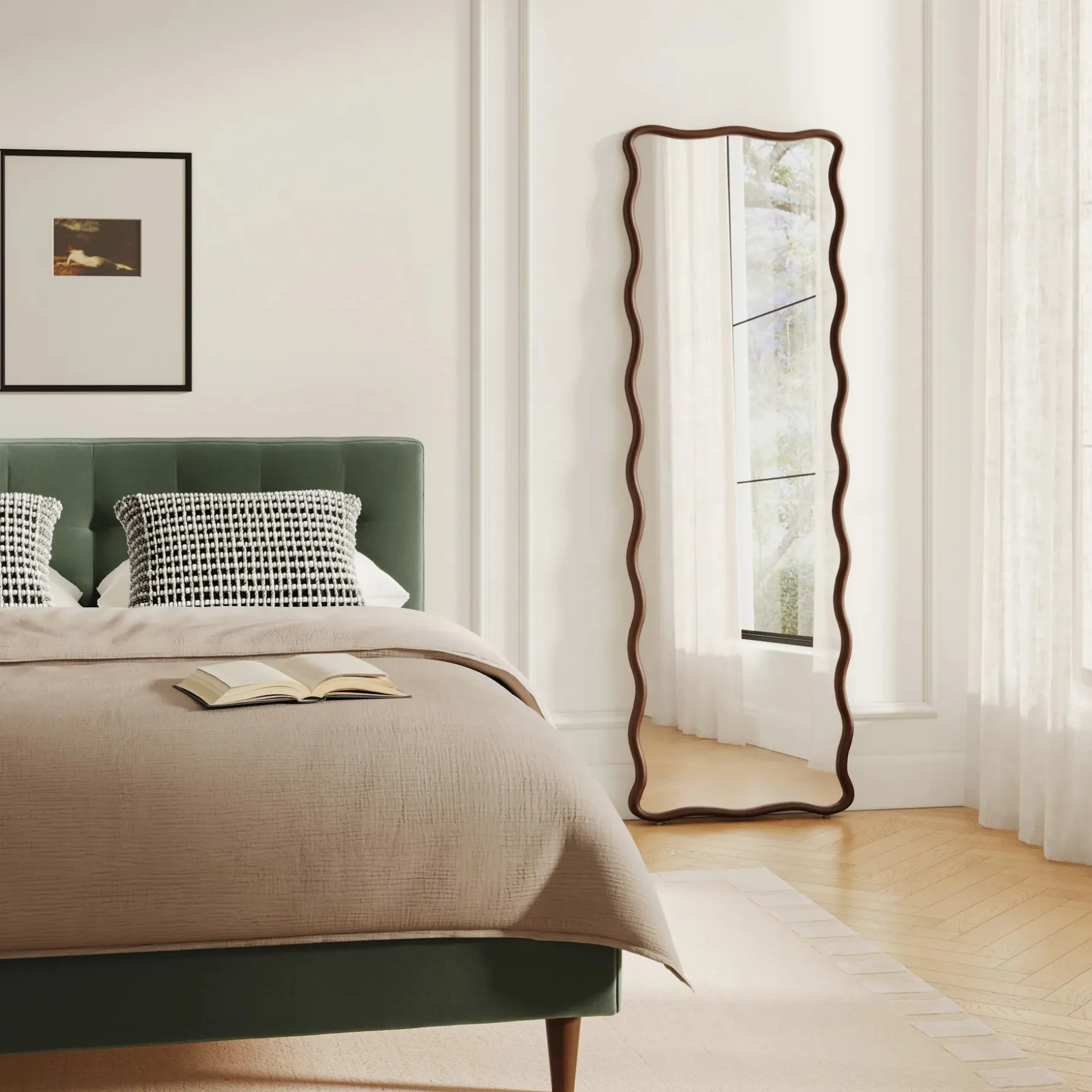 Alma Floor Mirror - Smoky
