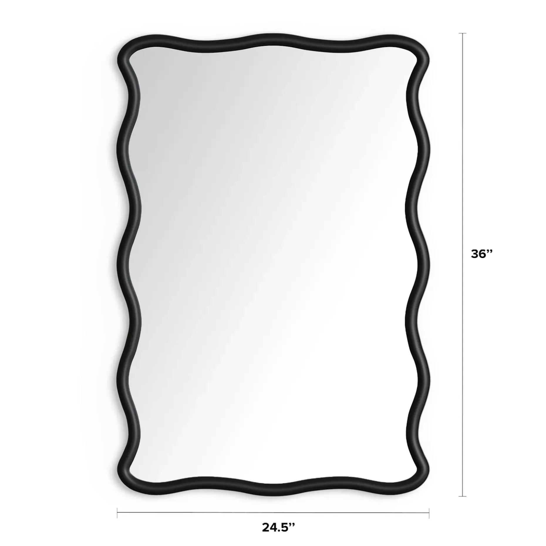 Alma Wall Mirror - Black