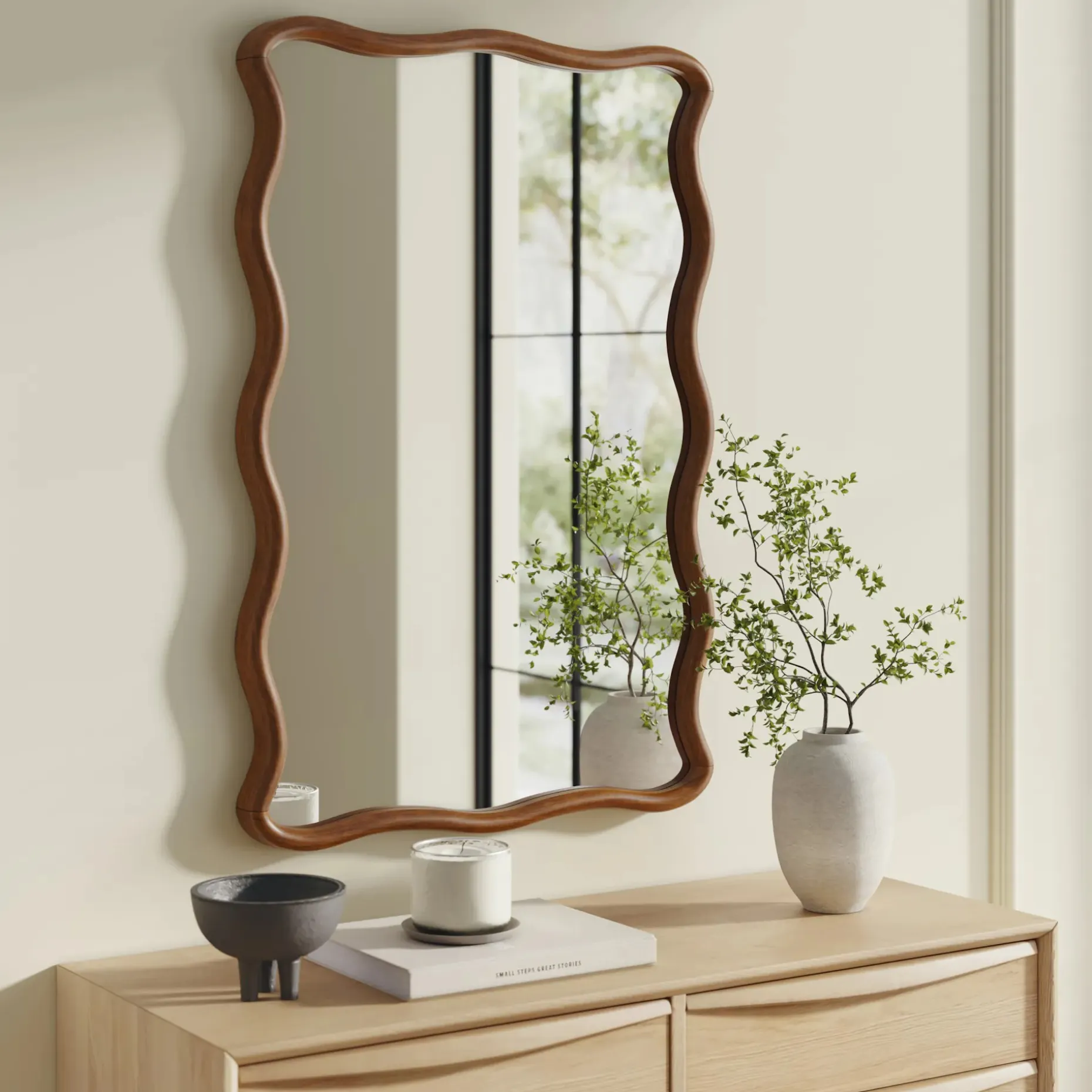 Alma Wall Mirror - Smoky