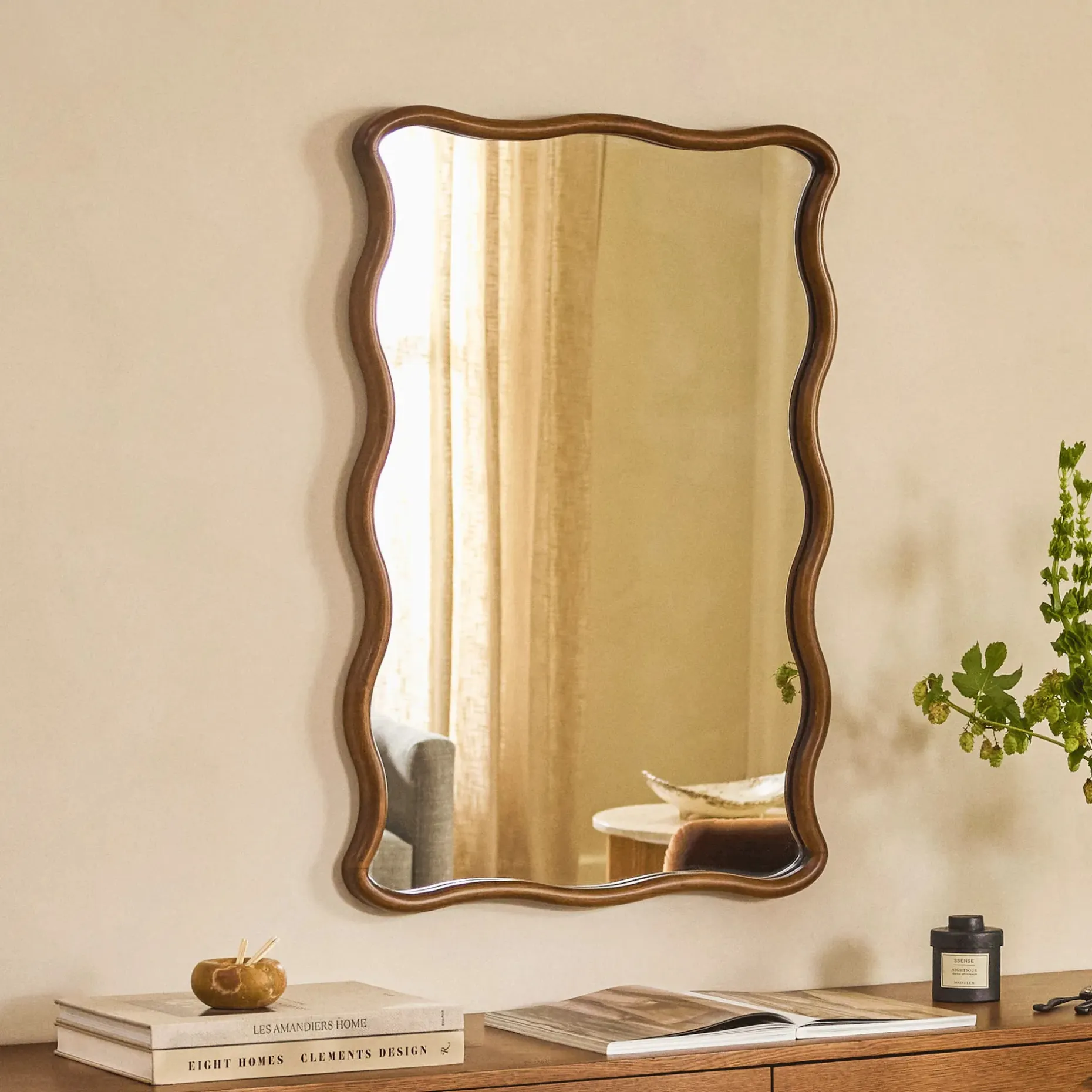 Alma Wall Mirror - Smoky